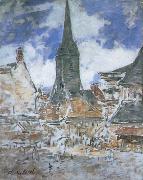 Claude Monet The Bell-Tower of Saint-Catherine at Honfleur